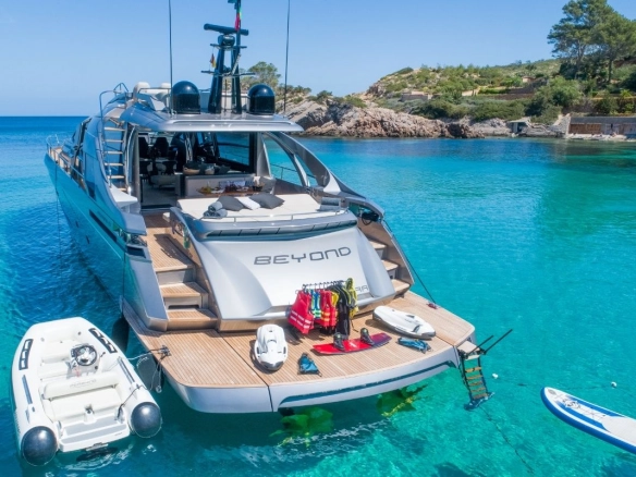 Pershing 8X Beyond in Ibiza
