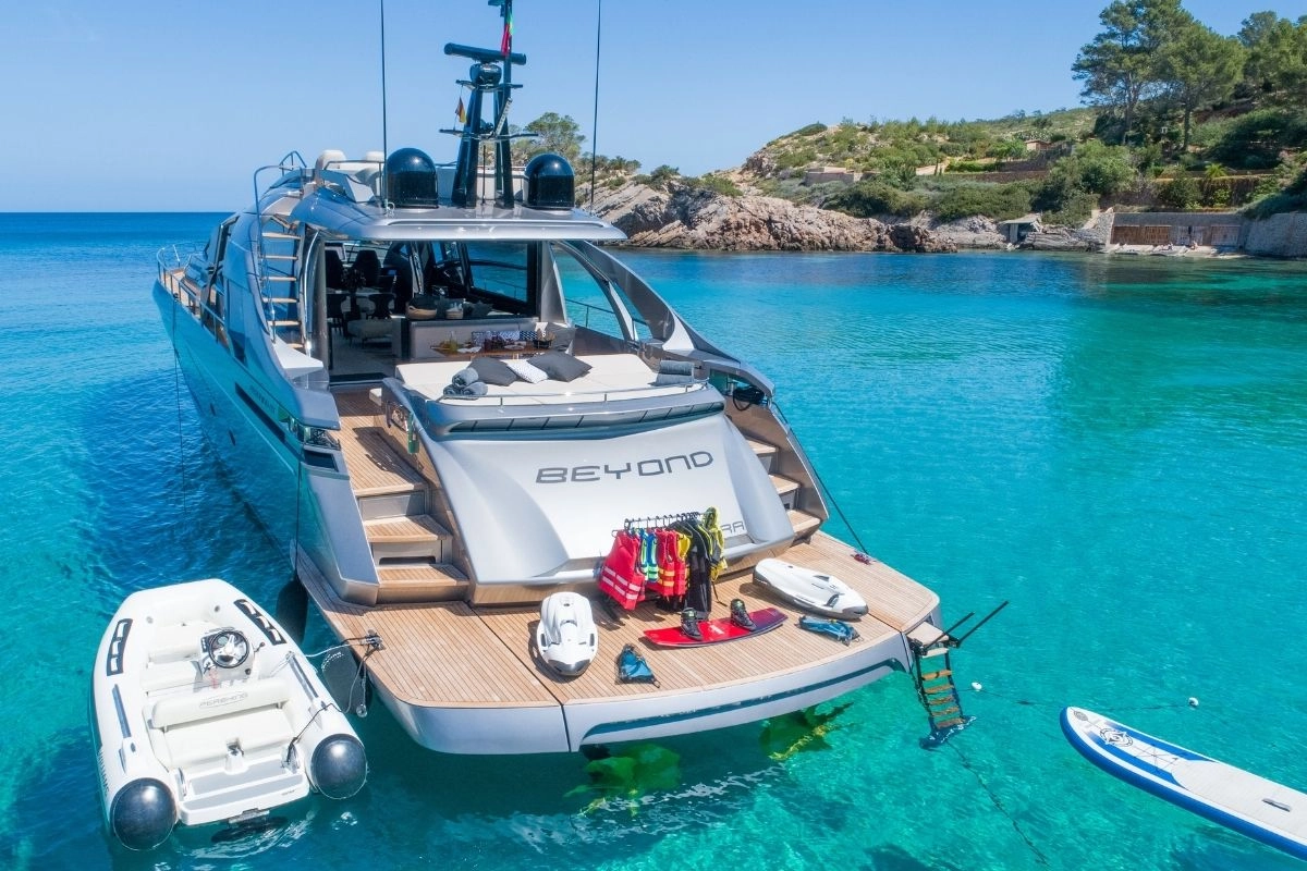 Pershing 8X Beyond in Ibiza