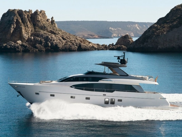 Sanlorenzo SX78 Aura I in the Balearic Islands