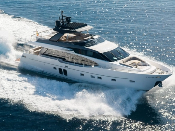 Sanlorenzo SX78 Aura I in the Balearic Islands