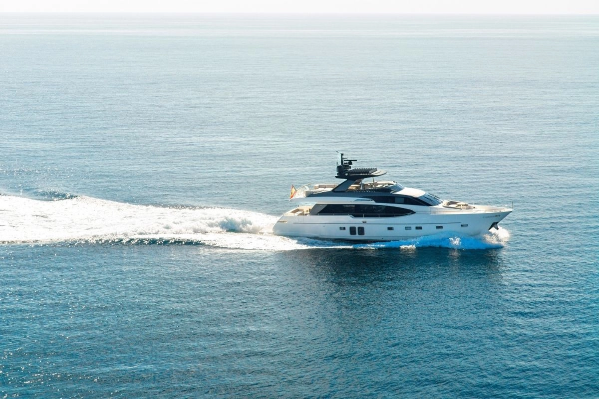 Sanlorenzo SX78 Aura I in the Balearic Islands