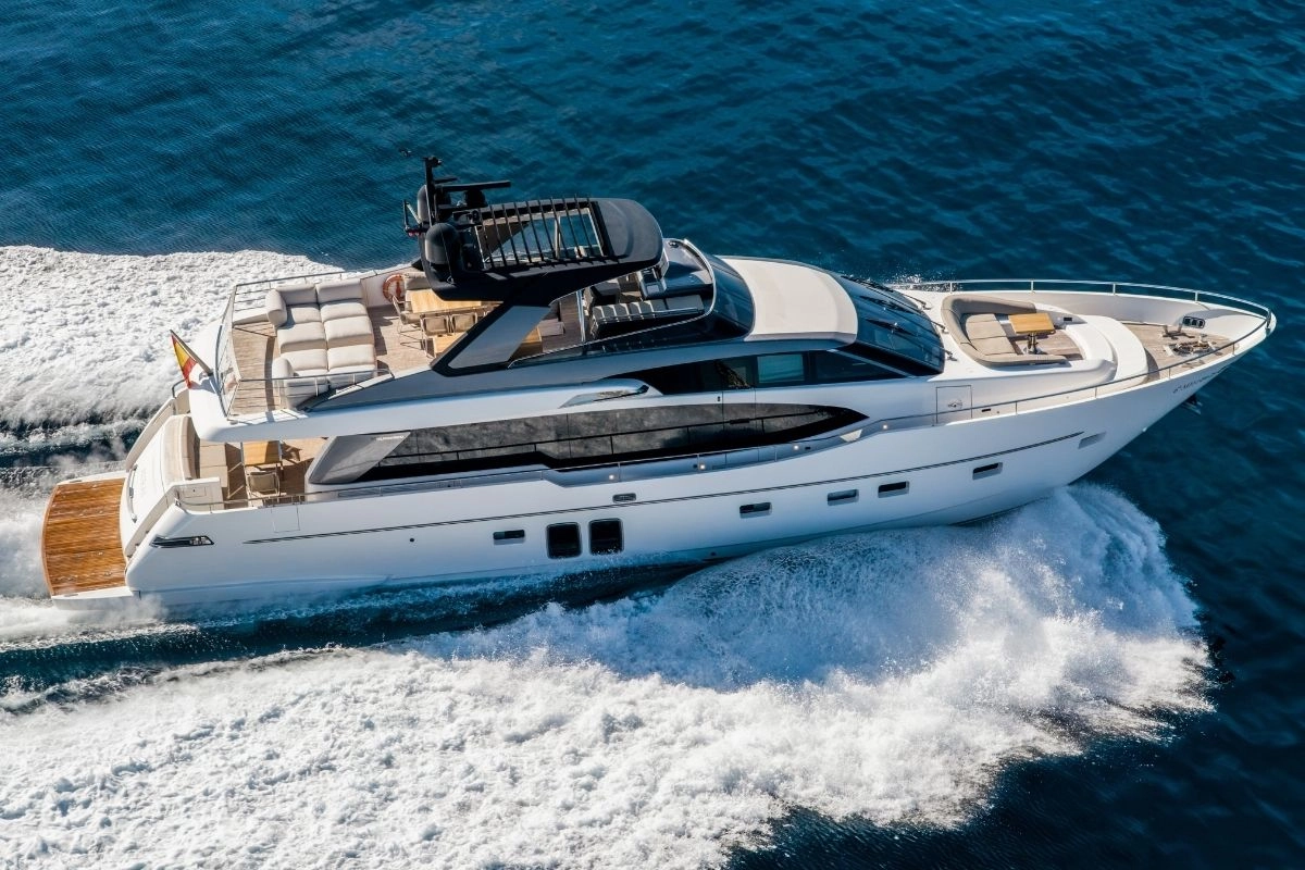 Sanlorenzo SX78 Aura I in the Balearic Islands