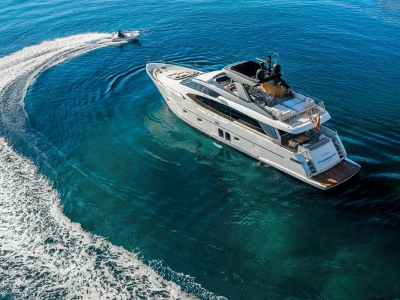 Sanlorenzo SX78 Aura I in the Balearic Islands