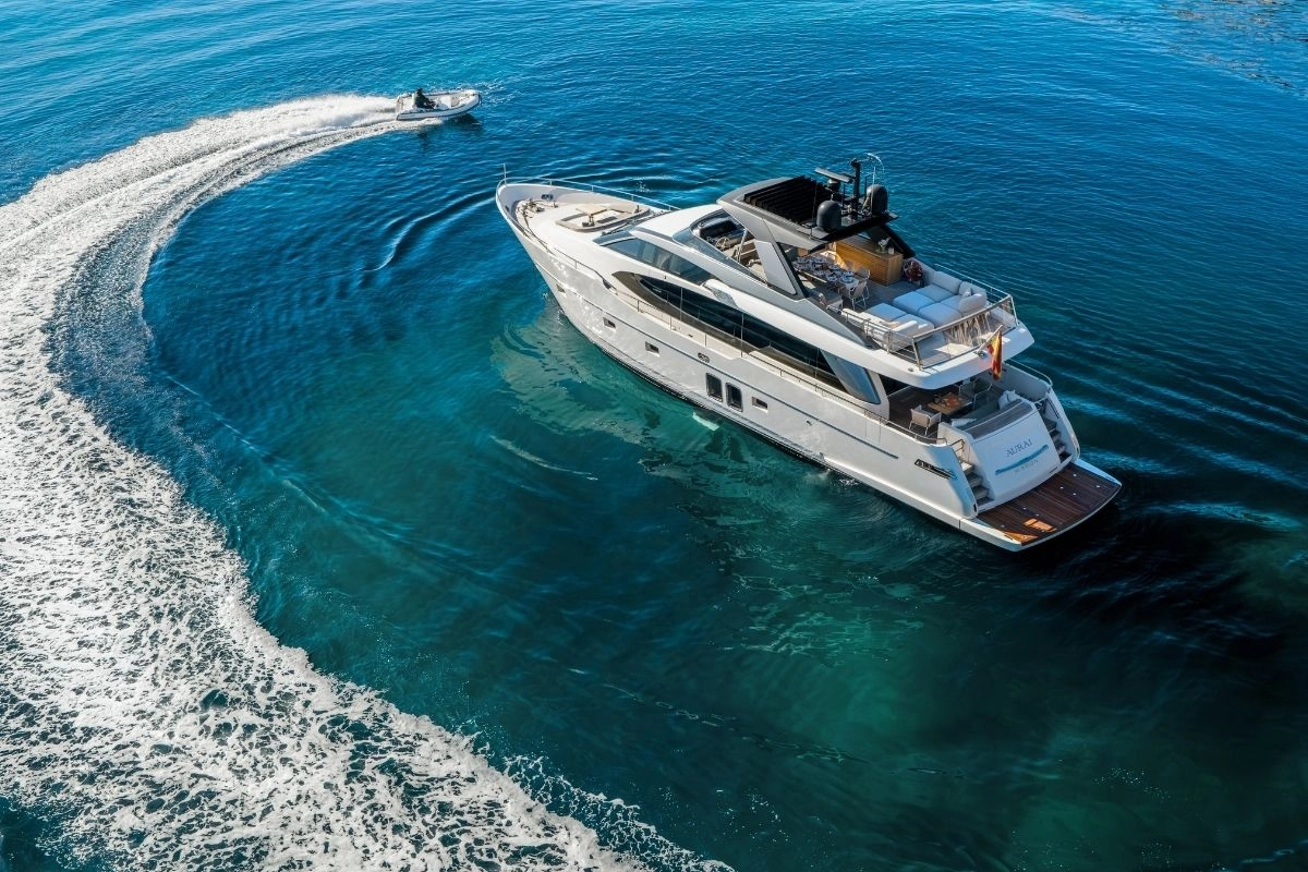 Sanlorenzo SX78 Aura I in the Balearic Islands