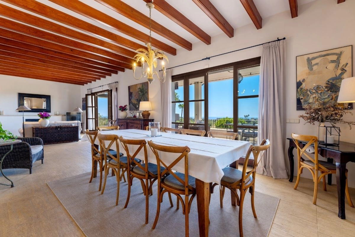 Dining area Villa Oro Mallorca