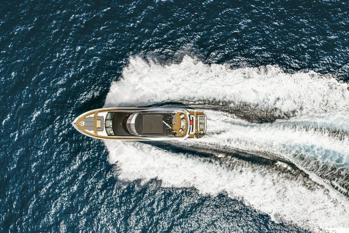 Sunseeker 88 Junior cruising in Mallorca