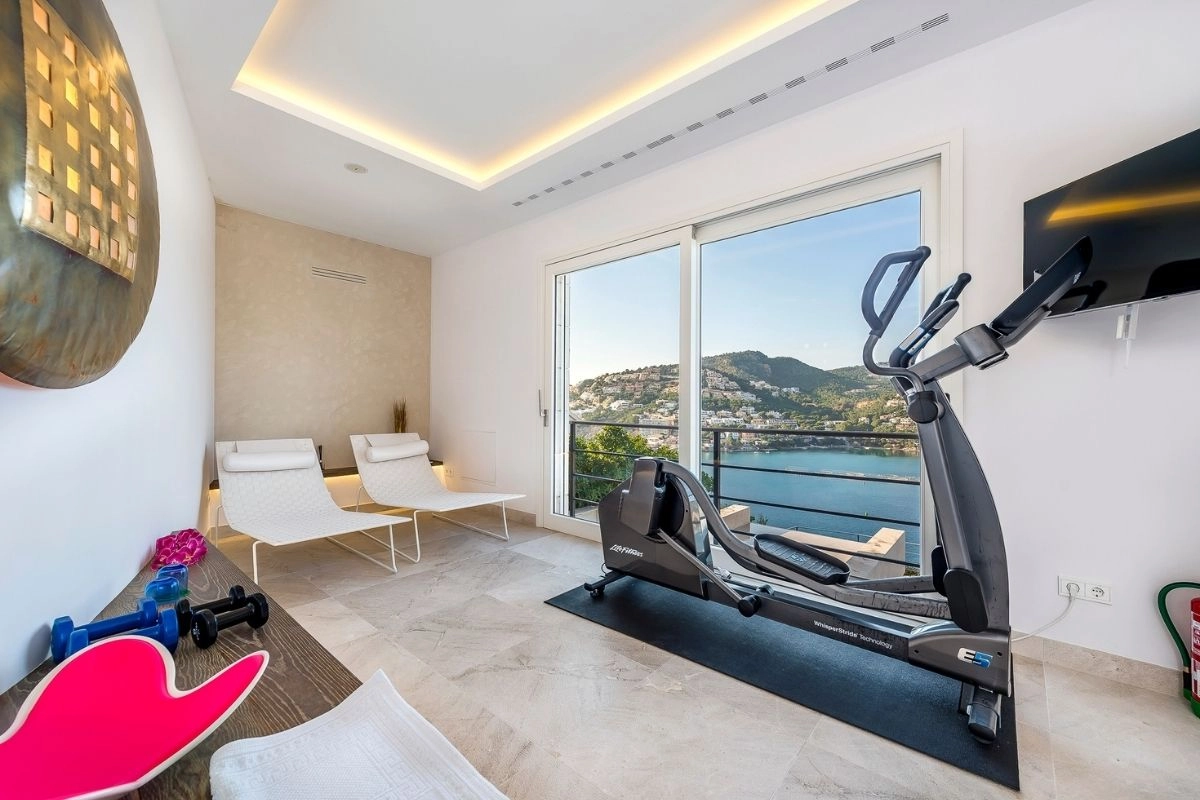 Gym of Villa Vista Mar y Vent in Port d'Andratx
