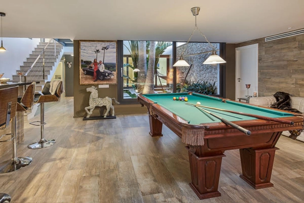 Game room of Villa Maravilles