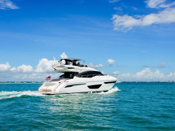 Yacht cruising