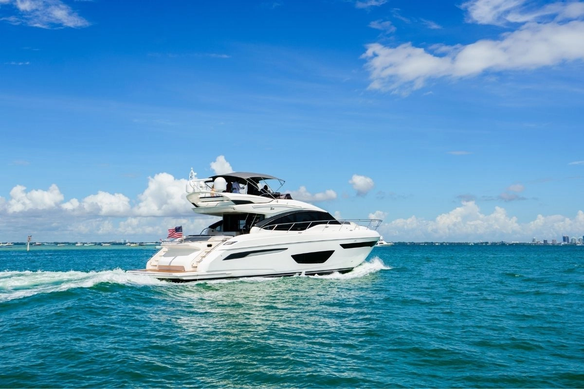 Yacht cruising